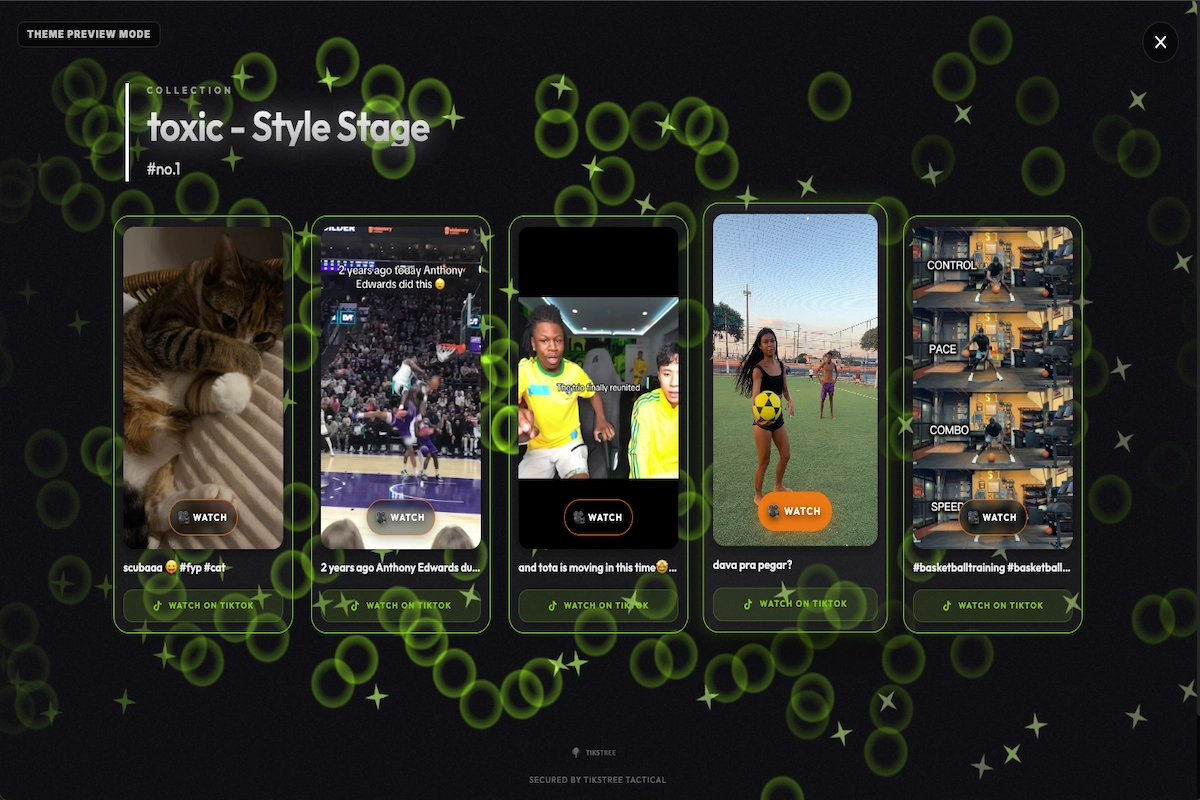 ⚠️ TOXIC theme preview